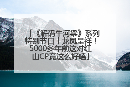 《解码牛河梁》系列特别节目丨龙凤呈祥！5000多年前这对红山CP竟这么好嗑