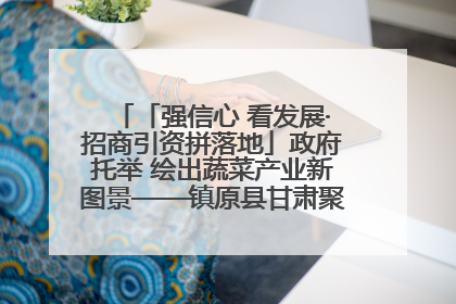 「强信心 看发展·招商引资拼落地」政府托举 绘出蔬菜产业新图景——镇原县甘肃聚广利现代设施蔬菜种植基地见闻