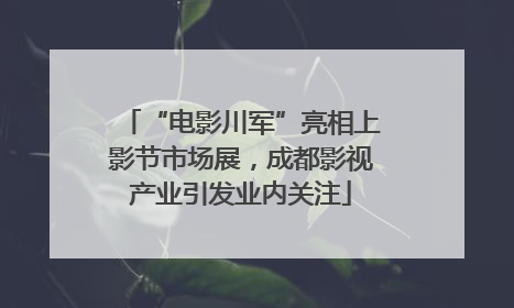 “电影川军”亮相上影节市场展，成都影视产业引发业内关注