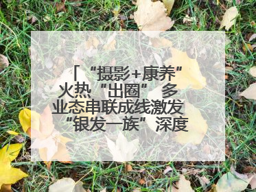 “摄影+康养”火热“出圈” 多业态串联成线激发“银发一族”深度游潜力