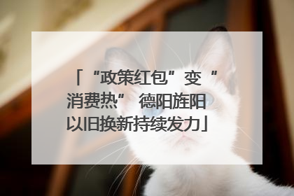 “政策红包”变“消费热” 德阳旌阳以旧换新持续发力
