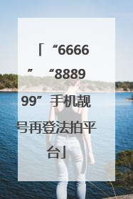 “6666”“888999”手机靓号再登法拍平台