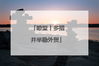 瞭望丨多措并举稳外贸