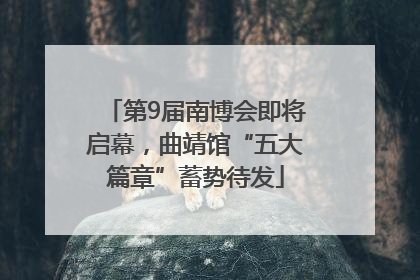 第9届南博会即将启幕，曲靖馆“五大篇章”蓄势待发