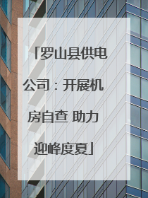 罗山县供电公司：开展机房自查 助力迎峰度夏