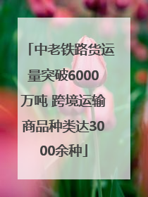 中老铁路货运量突破6000万吨 跨境运输商品种类达3000余种