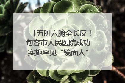 五脏六腑全长反！句容市人民医院成功实施罕见“镜面人”肝癌根治术