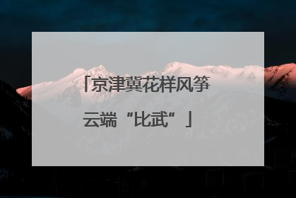 京津冀花样风筝云端“比武”