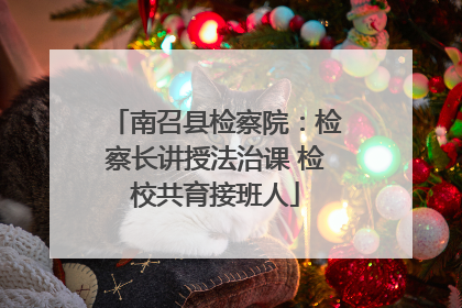 南召县检察院：检察长讲授法治课 检校共育接班人