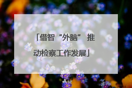 借智“外脑” 推动检察工作发展