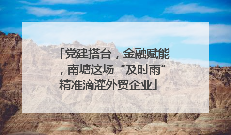 党建搭台，金融赋能，南塘这场“及时雨”精准滴灌外贸企业