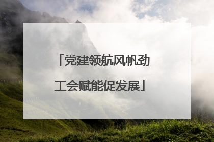 党建领航风帆劲 工会赋能促发展