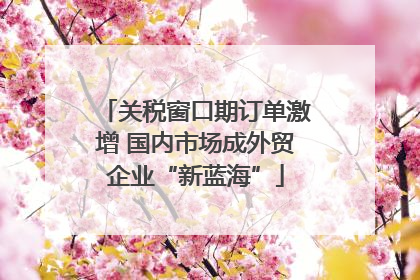 关税窗口期订单激增 国内市场成外贸企业“新蓝海”