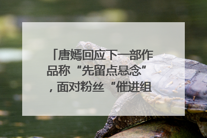 唐嫣回应下一部作品称“先留点悬念”，面对粉丝“催进组”表示理解