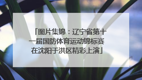 图片集锦：辽宁省第十一届国防体育运动锦标赛在沈阳于洪区精彩上演