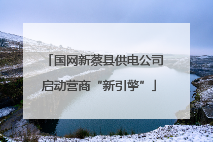 国网新蔡县供电公司启动营商“新引擎”