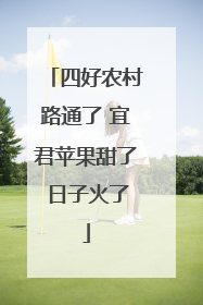 四好农村路通了 宜君苹果甜了 日子火了