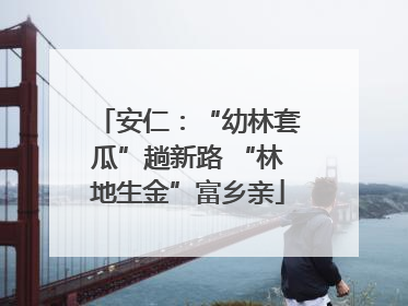安仁：“幼林套瓜”趟新路 “林地生金”富乡亲