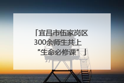 宜昌市伍家岗区300余师生共上“生命必修课”