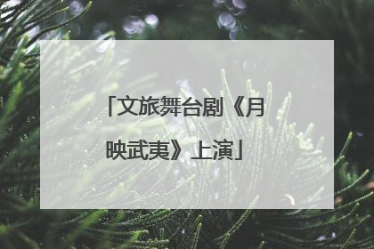 文旅舞台剧《月映武夷》上演