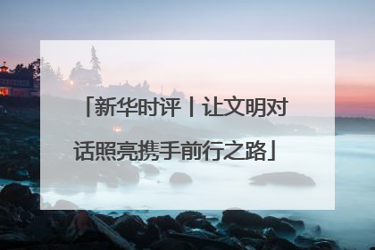 新华时评丨让文明对话照亮携手前行之路