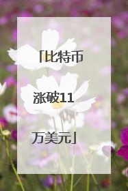 比特币涨破11万美元