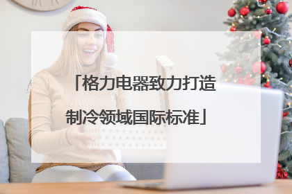 格力电器致力打造制冷领域国际标准