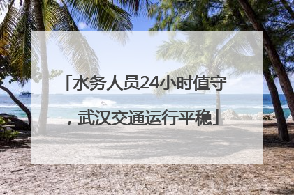 水务人员24小时值守，武汉交通运行平稳