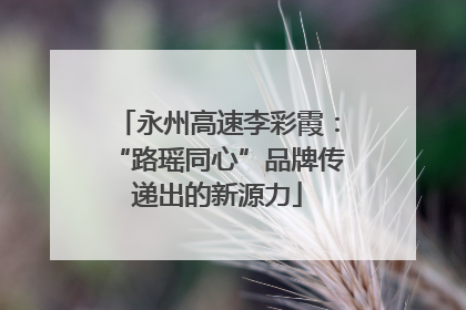 永州高速李彩霞：“路瑶同心”品牌传递出的新源力