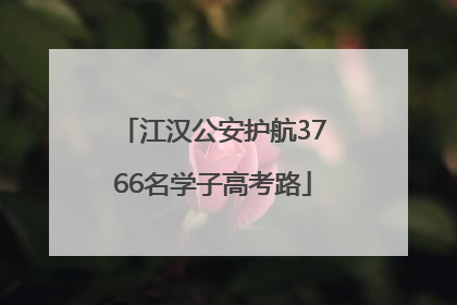 江汉公安护航3766名学子高考路