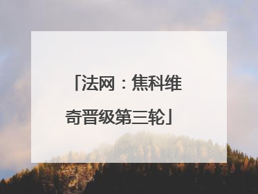 法网：焦科维奇晋级第三轮