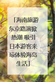 海南旅游东京路演掀热潮 吸引日本游客来琼体验海岛生活