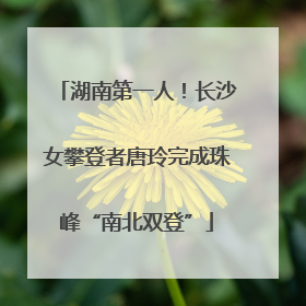 湖南第一人！长沙女攀登者唐玲完成珠峰“南北双登”