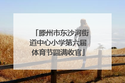 滕州市东沙河街道中心小学第六届体育节圆满收官