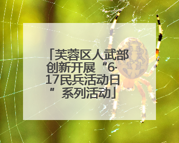 芙蓉区人武部创新开展“6·17民兵活动日”系列活动