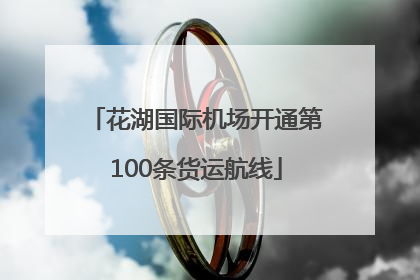 花湖国际机场开通第100条货运航线