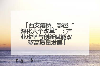 西安灞桥、鄠邑“深化六个改革”：产业攻坚与创新赋能双驱高质量发展