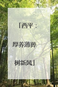 西平：厚养薄葬树新风