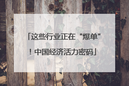 这些行业正在“爆单”！中国经济活力密码