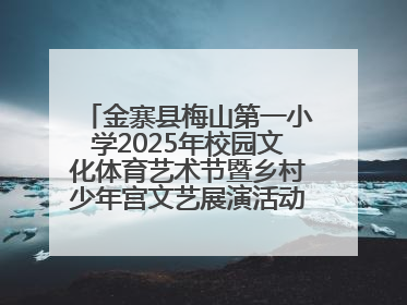 金寨县梅山第一小学2025年校园文化体育艺术节暨乡村少年宫文艺展演活动圆满落幕