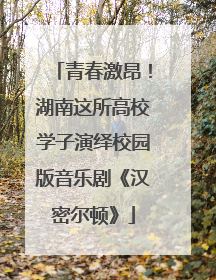 青春激昂！湖南这所高校学子演绎校园版音乐剧《汉密尔顿》