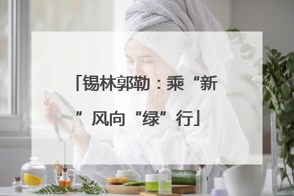 锡林郭勒：乘“新”风向“绿”行