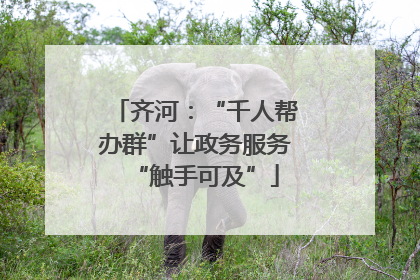齐河：“千人帮办群”让政务服务“触手可及”