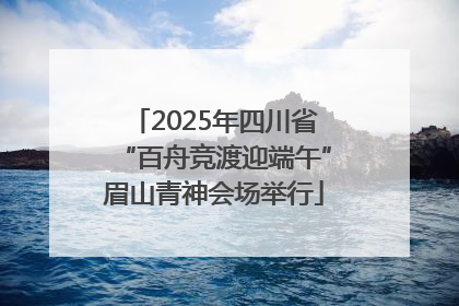 2025年四川省“百舟竞渡迎端午”眉山青神会场举行