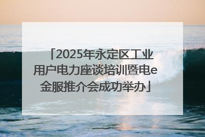 2025年永定区工业用户电力座谈培训暨电e金服推介会成功举办