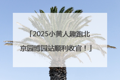 2025小黄人趣跑北京园博园站顺利收官！