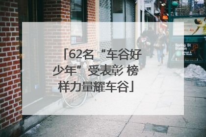 62名“车谷好少年”受表彰 榜样力量耀车谷
